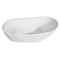 Aqua Eden Freestanding Bathtubs, 54 L, 27.38 W, White, Acrylic VTRS542827 - alternate 1